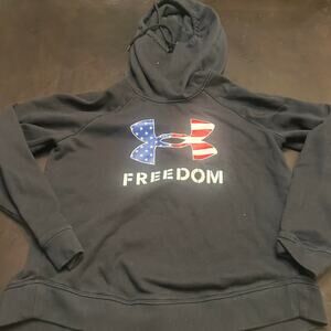 Under armour black freedom hoodie